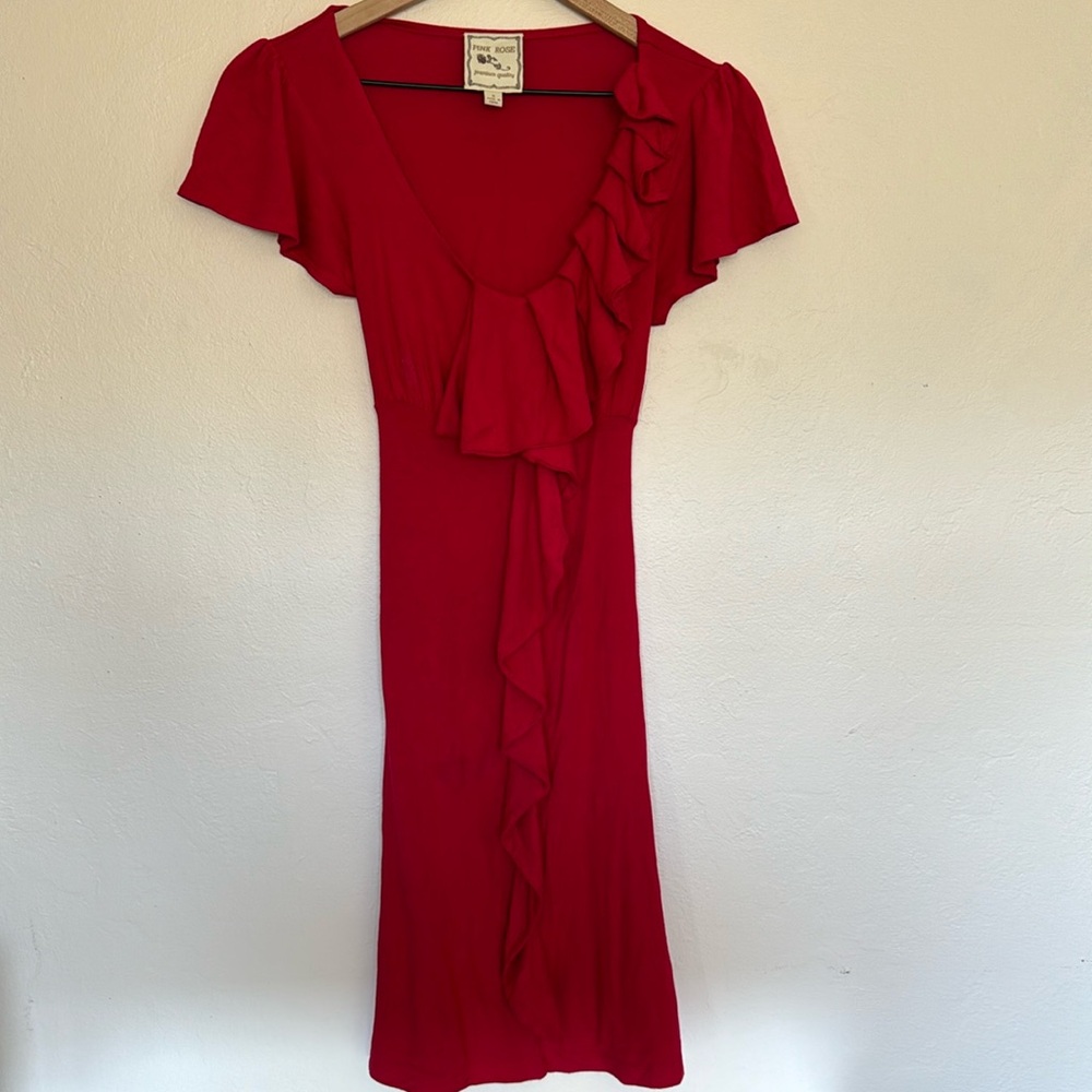 Red dress